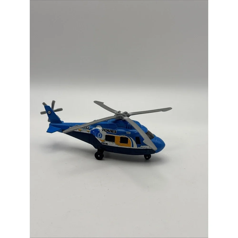 Matchbox rescue helicopter 2007 Bl26-M5 Photo Tours Blue 4.5